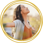 A Woman Standing In Front Of A Mirror Posing For The Camera